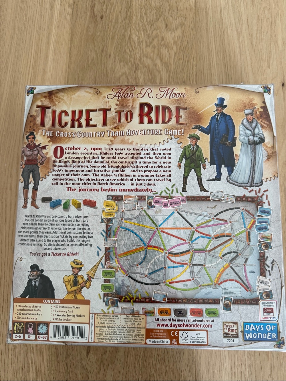 Ticket to Ride Board Game - Picture 3 of 3